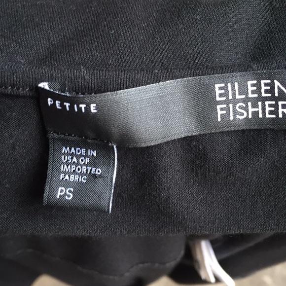 Eileen Fisher Black Sleeveless Dress - Picture 6 of 8